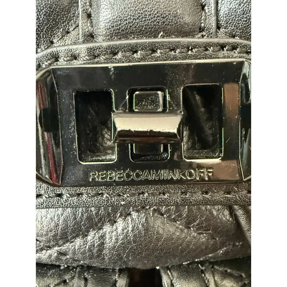 Rebecca Minkoff Love Quilted Backpack adjustable chain/leather straps | GUC